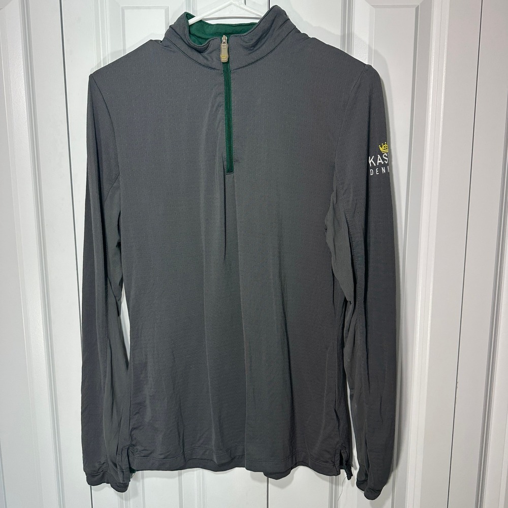 Kastel Denmark Charlotte Quarter Zip Shirt Sun Medium Gray Long Sleeve Outdoors